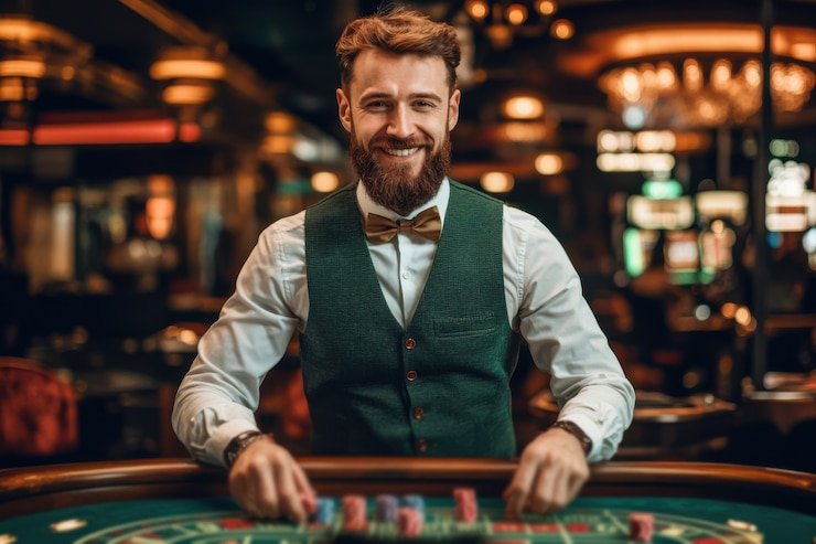Live dealer blackjack multi-camera setup